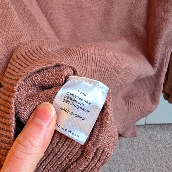 BTFBM Ruffle Neck Sweater - Picture 6 of 6